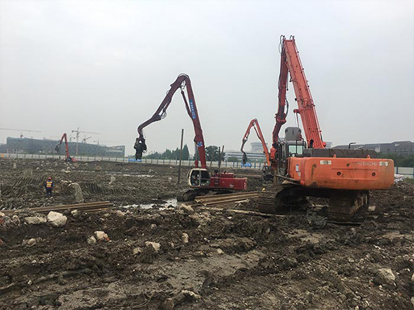 拉森桩施工场地(4)