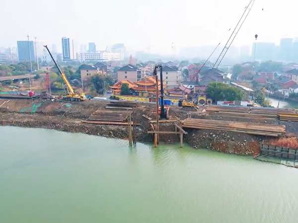 PC组合工法桩-东苕溪防洪后续西险大塘加固工程（杭州市段）土建施工标（K0+200-K13+001)
